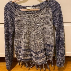 Mudd Fringe bottom sweater